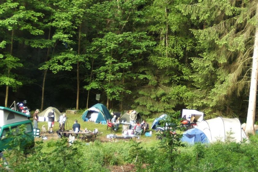 Outdoorcampingplatz Massingsmühle im Hunsrueck mit Bauernhofbesichtigung